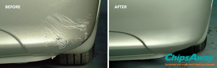 Car Scratch Repair - Before and After